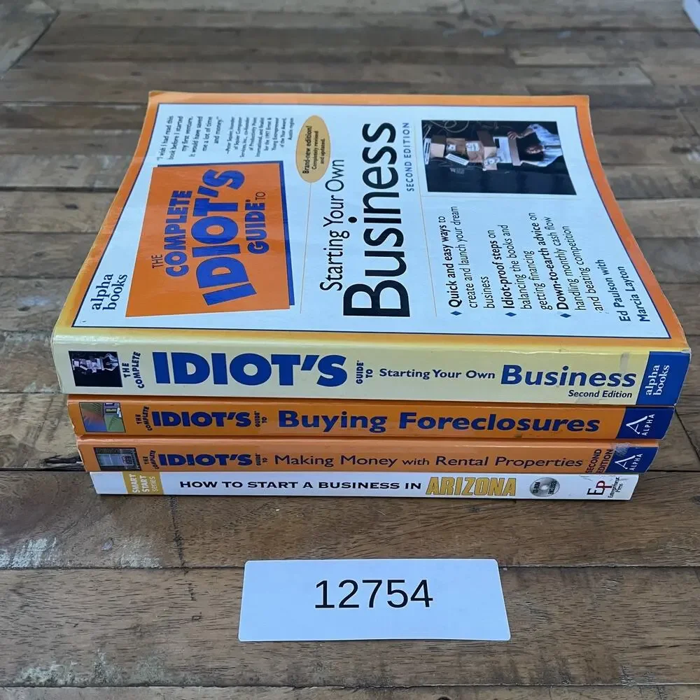 Buying Foreclosures Start Your Own Business Making Money Book Lot of 4